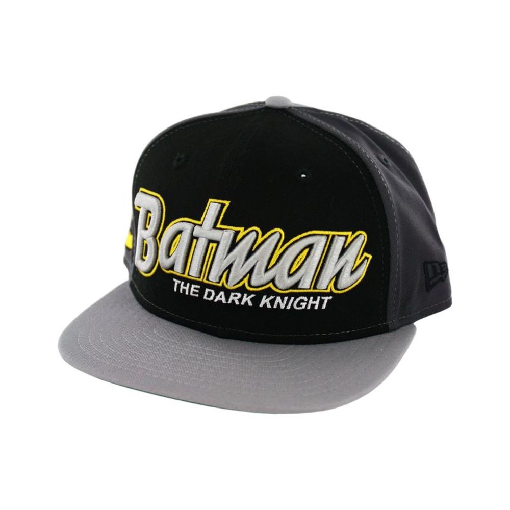 Batman Men's SnapItBack Baseball Cap, Black/Grey